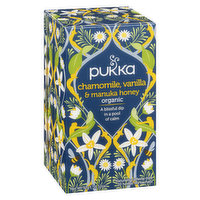 Pukka Tea - Organic Herbal Tea Bags, Chamomile Vanilla & Manuka Honey, 20 Each