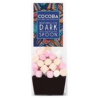 Cocoba - Hot Chocolate Spoon - Marshmallow Dark Chocolate, 50 Gram