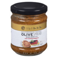 Iliada - Green Olive Spread With Red Pepper, 175 Gram