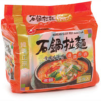 NONG SHIM - Korean Clay Pot Noodle Ramyun Noodle, 5 Each