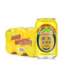 GUANG - Pineapple Soda Beer Flavour, 6 Each