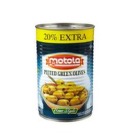 Motola - Pitted Green Olives, 670 Gram