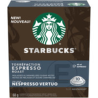 Starbucks - Espresso Roast Capsules For Nespresso Vertuo, 68 Gram
