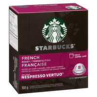 Starbucks - Nespresso Vertuo Pods - French Roast, 8 Each