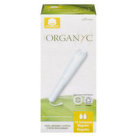 Organyc - ORGANYC TAMPONS REGLR W/PPL ORG, 16 Each