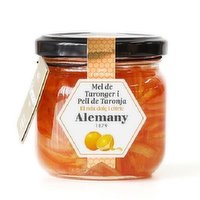 Alemany - Orange Blossom Honey with Orange Peel, 1 Each