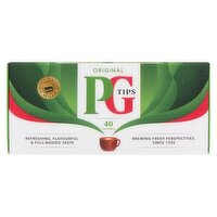 PG Tips - Refreshing, Flavourful & Full-Bodied Taste Tea,40s Box, 1 Each