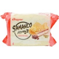 Binggrae - Samanco Red Bean Ice Cream, 150 Millilitre