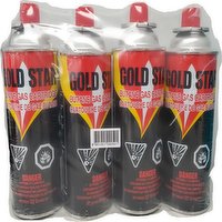 Gold Star - 4 Butane Gas Cartridges, 4 Each