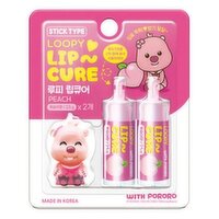 Pororo - Loopy Lip Cure- Peach, 5 Gram
