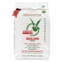 Geoland - Jasmine White Rice, 40 Pound
