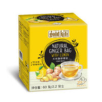 Gold Kili - Natural Ginger Tea with Lemon, 60 Gram