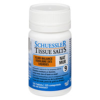 Schuessler - Tissue Salt Nat Mur 6x Fluid Balance, 125 Each