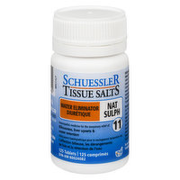 Schuessler - Tissue Salt Nat Sulph 6x Water Eliminator, 125 Each