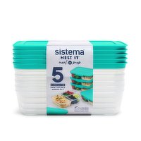 Sistema - Meal prep containers, 1 Each