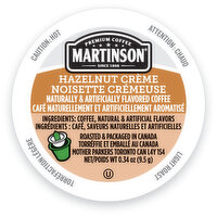 Martinson - Coffee Pods - Hazelnut Creme, Bulk, 1 Each