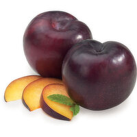 Plums - Large Black, Fresh, 95 Gram