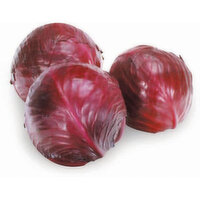 Cabbage & Bok Choy - Cabbage, Red, Fresh, 975 Gram