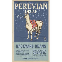 Backyard Beans - Coffee Peruvian Decaf Organic, 1 Pound