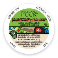 Wolfgang Puck - Coffee Pods - Jamaican Me Crazy, Bulk, 1 Each