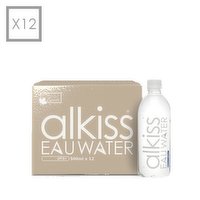 Alkiss Water Alkiss Water - PH 8+ Spring Water, 12 Each