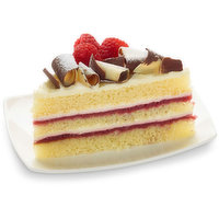 Bake Shop - White Chocolate Raspberry Cake Slice, 1 Each