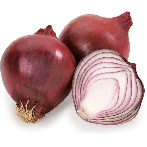 Onions - Red, Unpeeled