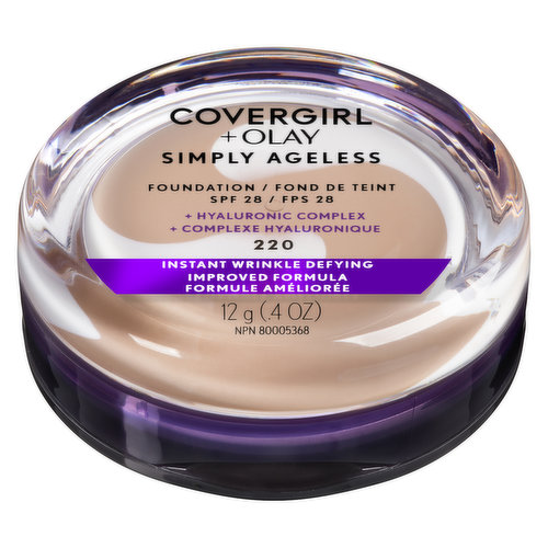 Cover Girl - +Olay Simply Ageless Foundation - Creamy Natural