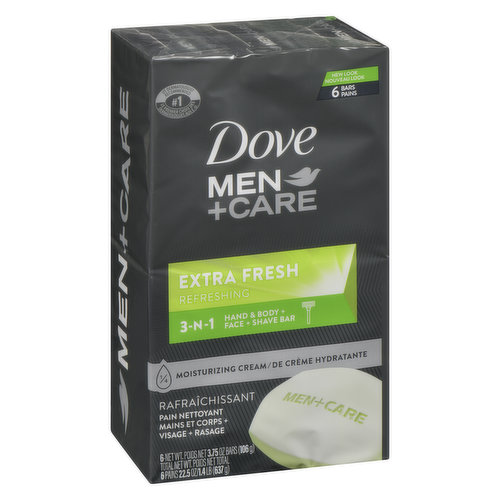 Dove - Mens Bar Extra Fresh