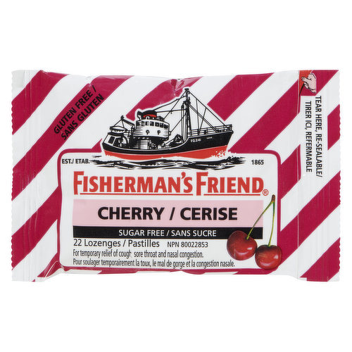 Fishermans Friend - Lozenges - Cherry Sucrose Free
