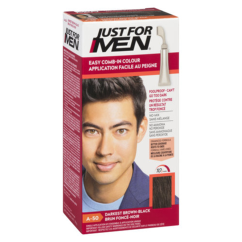 Just For Men - AutoStop Hair Colour - A-50 Darkest Brown/Black