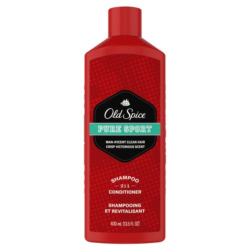 Old Spice - 2 in 1 Shampoo & Conditioner, Pure Sport