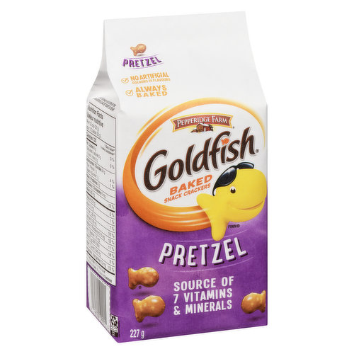 PEPPERIDGE FARM - Goldfish Baked Snack Crackers, Pretzel