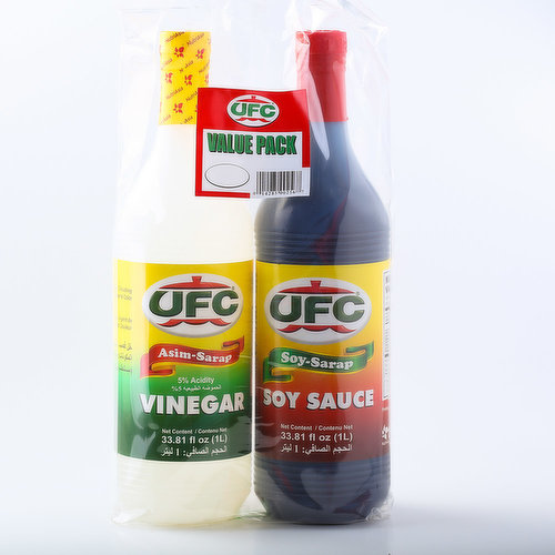 UFC - Soy Sauce & Vinegar - Value Pack