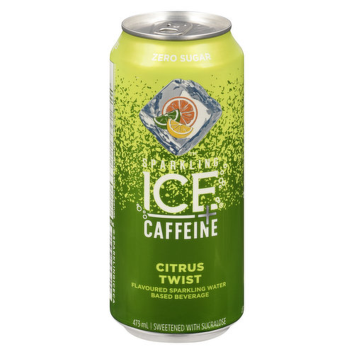 Sparkling Ice - Caffeine Sparkling Beverage, Citrus Twist