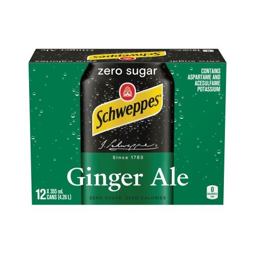 Schweppes - Ginger Ale Zero Sugar