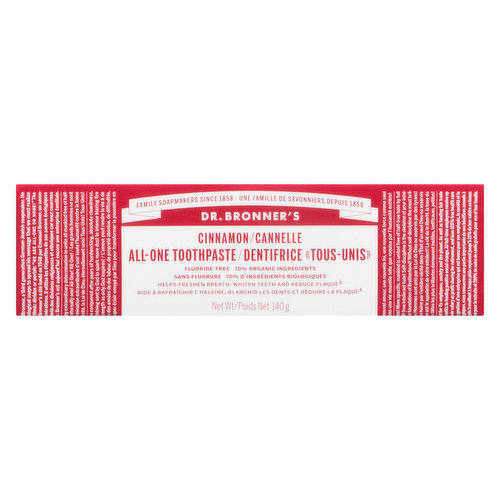 Dr Bronner - Dr Bronner Cinnamon Toothpaste