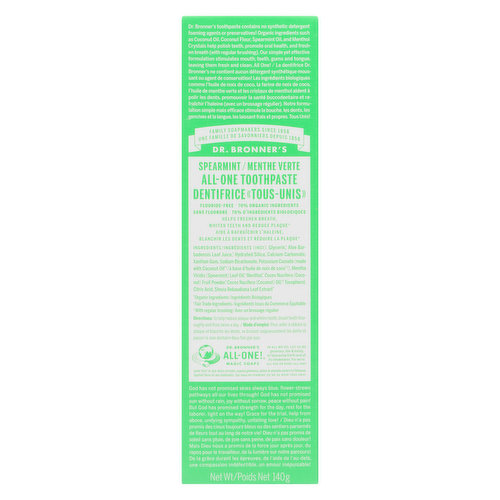 Dr Bronner - Toothpaste - Spearmint