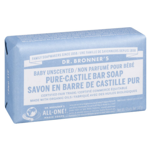 Dr. Bronner's - Pure Castile Baby Soap Unscented