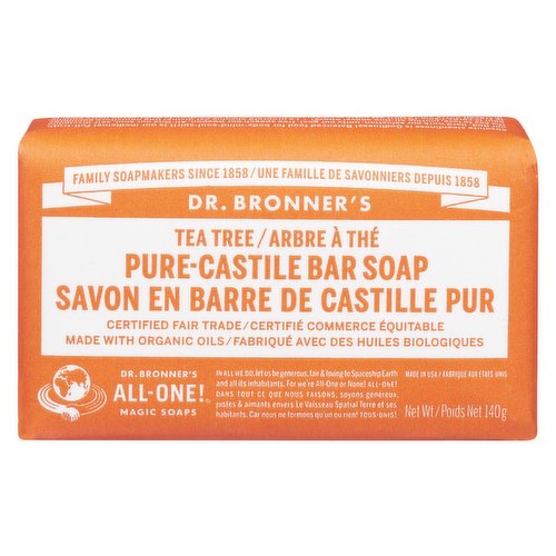 Dr. Bronner's - Pure Castile Bar Soap Tea Tree