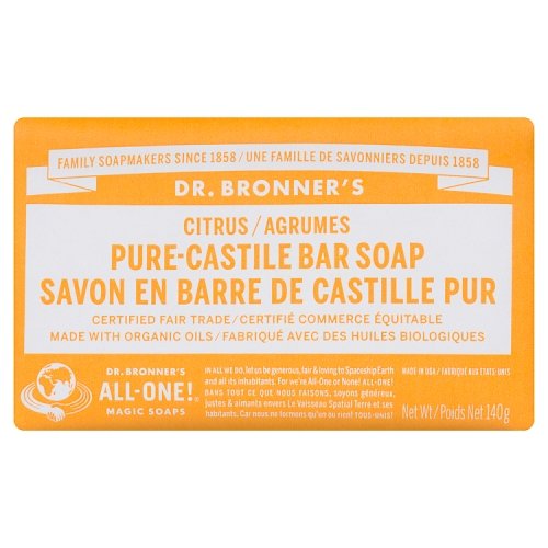 Dr Bronner - Pure Castile Bar Soap Orange