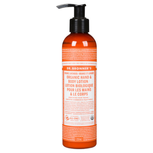 Dr Bronner - Hand & Body Lotion Orange Lavender