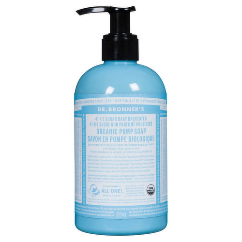 Dr Bronner - Pump Soap Baby Unscented