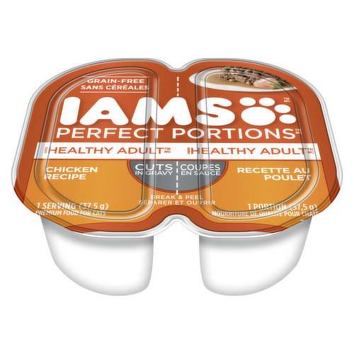 Iams - Wet Cat Food - Perfect Portions Adult Chicken