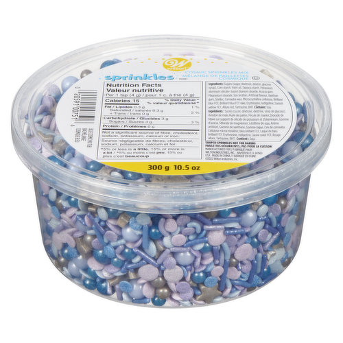 Wilton - Sprinkle Tub, Blue Cosmic Mix