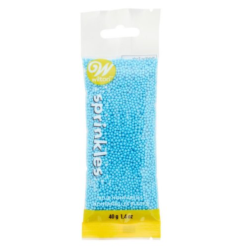 Wilton - Sprinkles Pouch Nonpareils, Blue