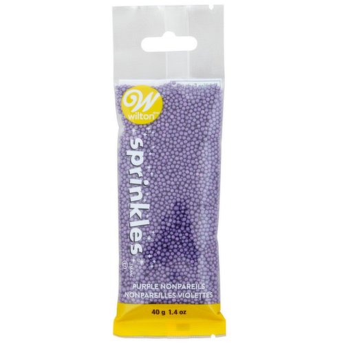 Wilton - Sprinkles Pouch Non-Pareils, Purple