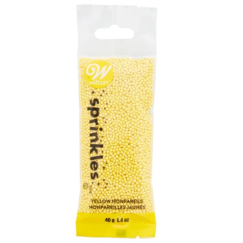 Wilton - Sprinkles Pouch Non-Pareils, Yellow