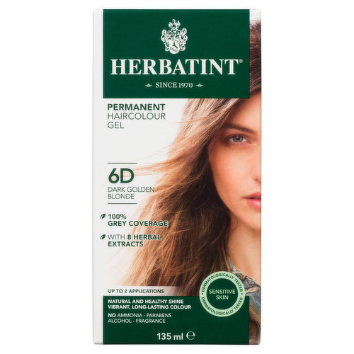 Herbatint - 6D Dark Golden Blonde Hair Dye