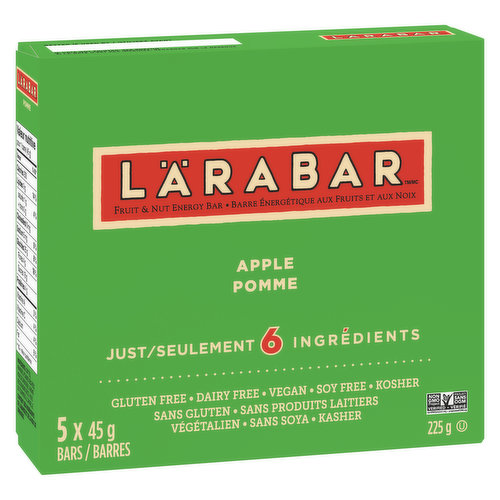 Larabar Fruit & Nut Energy Bar, Peanut Butter Chocolate Chip - 225